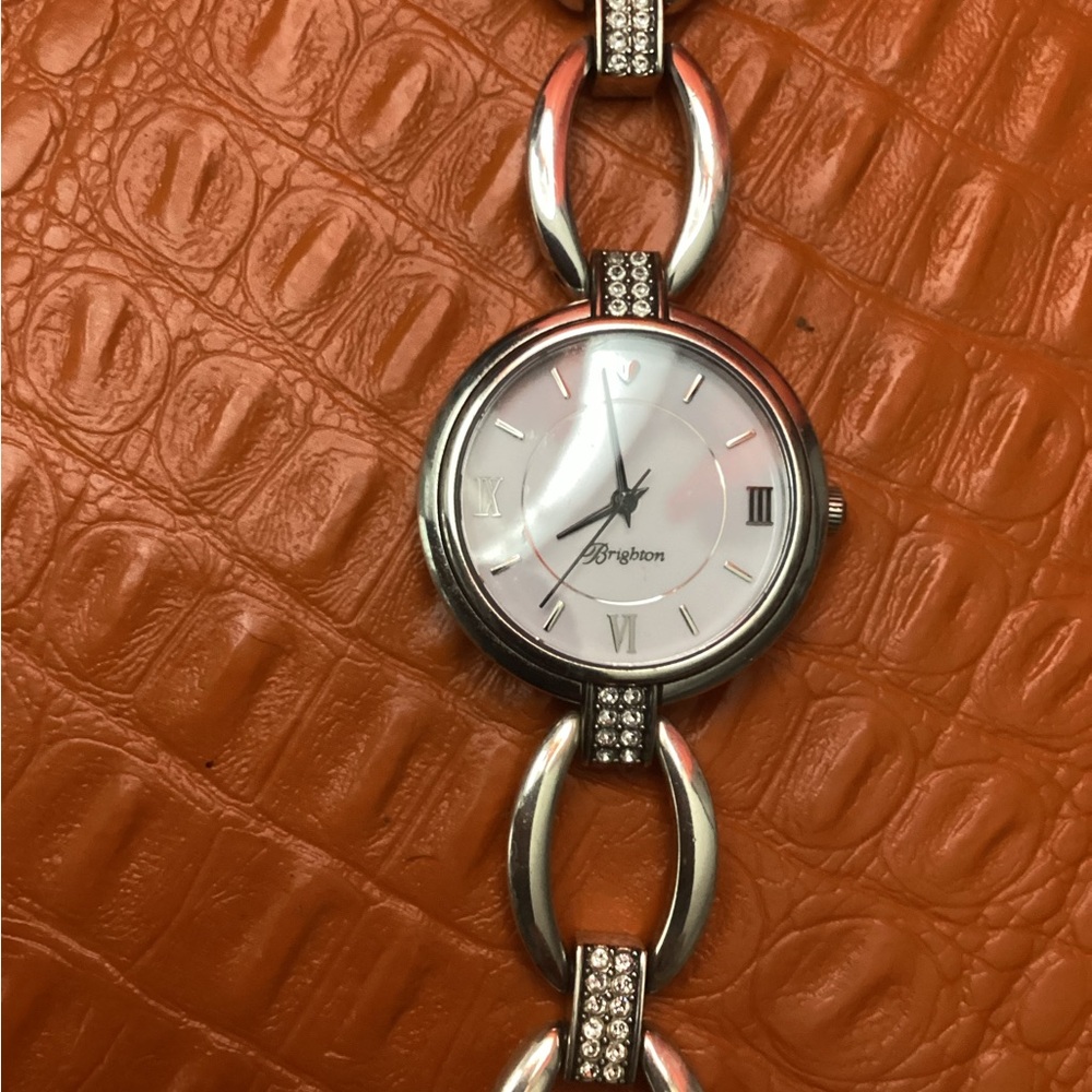Brighton Silver Women's Watch with White Dial - Picture 2 of 7